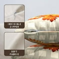 thumbnail image 5 of Fall Pillow Covers 16x16 Maple Leaf Pumpkin Farmhouse Decorative Pillow Covers Set of 2 Orange Plaid Autumn Linen Throw Pillow Covers Happy Fall Thanksgiving Pillow Cases for Sofa Home Decor, 5 of 6