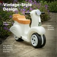 thumbnail image 3 of Step2 Ride Along White Scooter Plastic Toddler Foot-to-Floor Riding Toy for Ages 18M-4Y, 3 of 17