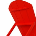 thumbnail image 3 of Laguna Adirondack Poly Reclining Chaise Lounge With Wheels, Red, 3 of 11