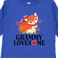 thumbnail image 4 of Inktastic Grammy Loves Me Woodland Fox Girls Long Sleeve Toddler T-Shirt, 4 of 5
