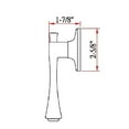 thumbnail image 5 of Design House 755421 Ironwood Dummy Reversible Door Lever Satin Nickel, 5 of 10
