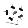 thumbnail image 2 of Tuerca de bloqueo de cadena Aleación de zinc Aleación de graves eléctricos sin cabeza Cuerdas profesionales Herramientas Reparación de instrumentos musicales de cuerda Accesorio Kearding OD010997-00, 2 of 7
