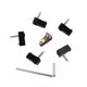 thumbnail image 3 of Soidarity Tuerca de bloqueo de cuerdas, juego de bajo eléctrico sin cabeza de aleación de Zinc, herramientas de cuerdas profesionales, reparación de Accesorios para instrumentos musicales Soidarity OD010997-00, 3 of 6