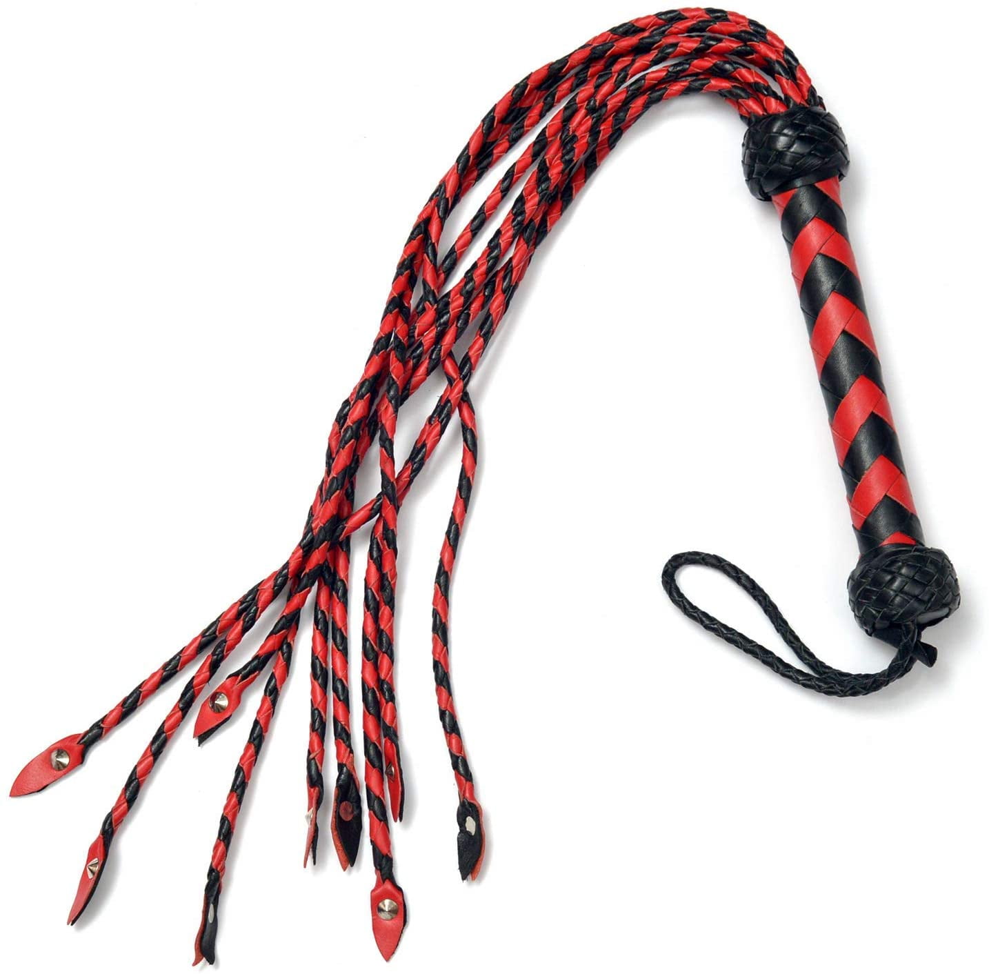 BARE SUTRA Training Tails Premium Handmade Genuine Real Leather Short Horse Equestrian Crop