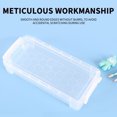 thumbnail image 5 of Tainini Large Capacity Hard Pencil Case, Plastic Crayon Pencil Boxes Bulk with Snap-tight Lid, Clear Storage Box Craft Pen Art Marker Organizer, 5 of 6