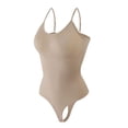 thumbnail image 1 of Tanga adelgazante de talla grande que levanta la cadera, tanga moldeadora de una pieza, sin costuras, ajustable para los senos, 1 of 6