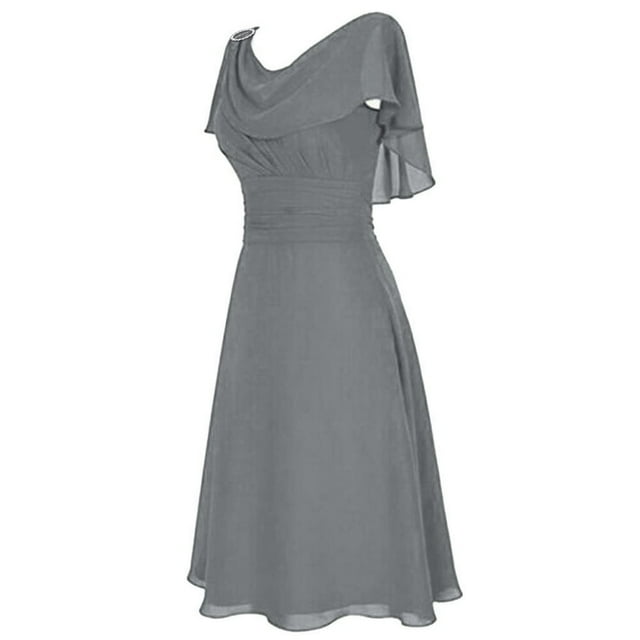 Robe de Cocktail Formelle pour Femmes, Demoiselle d'Honneur, Taille Haute, Fête, Bal, Gala