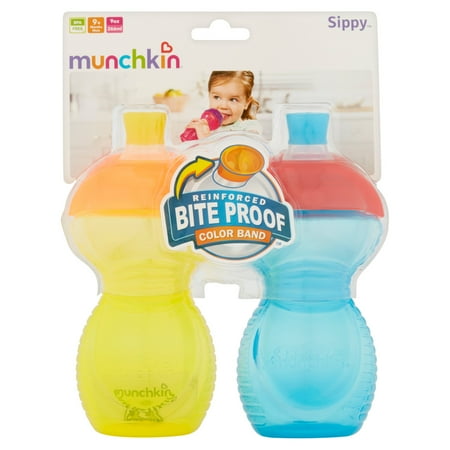 Munchkin Click-Lock Bite Proof Soft Spout Sippy Cup - 2 pack