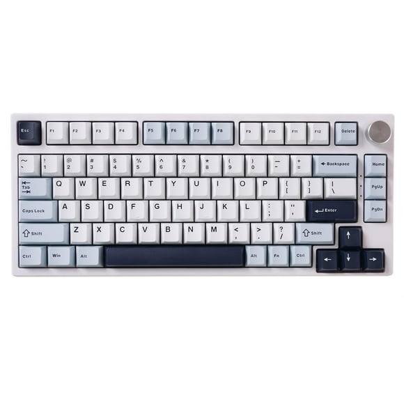 GK GAMAKAY TK75 HE Rapid Trigger Mechanical Keyboard Hall Effect Hot-swap Magnetic Switch, Snap Tap, 81 Keys PBT Keycap Bluetooth/2.4GHz/Wired 75% RGB Esports Gaming Key
