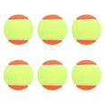 thumbnail image 3 of Bolas de entrenamiento de tenis de 6 PCS 2.52 "Bolas de práctica profesional de diámetro para principiantes para practicar la transición deportiva de Naranja, 3 of 8