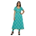 thumbnail image 1 of Moomaya Robe Longue Indienne Imprimée Kurti Robe Tunique en Coton pour Femmes, 1 of 6