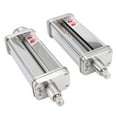 thumbnail image 3 of Gourmet Chef's 3-In-1 Pasta Attachment, Stainless Steel Pasta Roller, Spaghetti & Fettuccine Cutter for KitchenAid Stand Mixer Compatible, Adjustable, 3 of 5