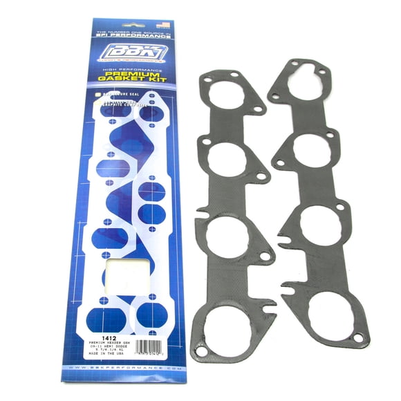 BBK Performance Parts Exhaust Header Gasket 1412 Steel Core Laminate; Set Of 2