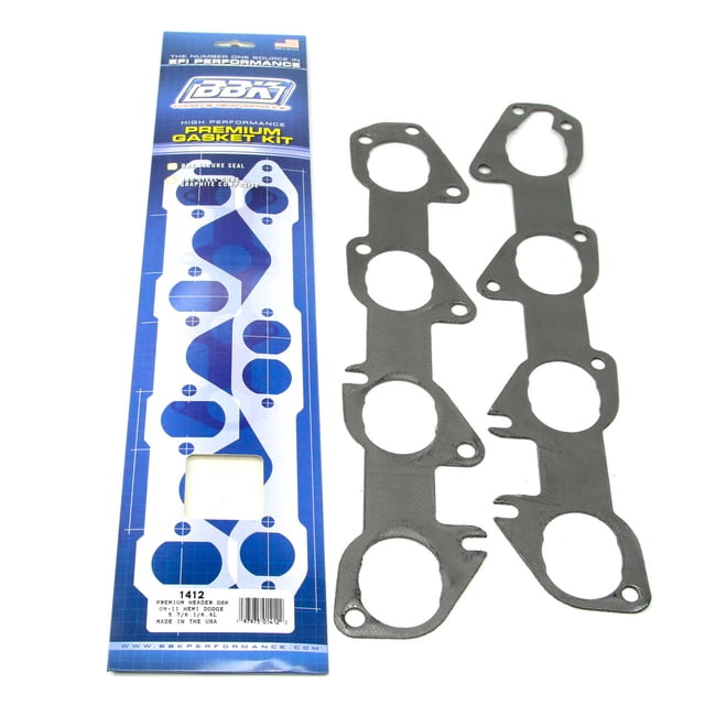 BBK Performance Parts Exhaust Header Gasket 1412 Steel Core Laminate; Set Of 2