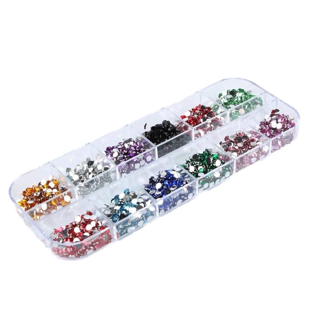 Rhinestone Nail Sticker Decoraciones de Uñas Gel Acrílico Gel Nail Decal Sticker Set MI