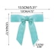 thumbnail image 2 of 12 adornos navideños con lazos de terciopelo con forma de varita mágica | Adornos para árboles y accesorios para envolver regalos | Lazos rojos y verdes con ribete dorado, 2 of 5