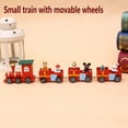 thumbnail image 4 of Vikakiooze Christmas Decorations Christmas Wooden Train Santa Claus Festival Ornament Home Decor Kids Gifts, 4 of 9