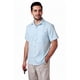 thumbnail image 2 of Guayabera Hombre Manga Corta Azul Cielo Barca e Spiggia Guayabera de tela de Lino, cómoda y fresca. Modelo de manga corta para hombre., 2 of 2