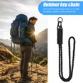 thumbnail image 4 of Mdesiwst Braided Lanyard for Outdoor Activities Paracords Lanyard with Buckle Strong Hanging Rope for Keychain Necklace ID Card Badge Holder, 4 of 7