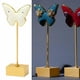 thumbnail image 5 of Soporte para pendientes de mariposa, expositor de joyas para exposición minorista Beige, 5 of 9