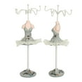 thumbnail image 1 of Support de Bijoux en Forme de Robe de Princesse, Présentoir de Bijoux Boucles d'Oreilles Collier Support de Robe de Princesse Présentoir en Résine Modèle Humain Organisateur de Bijoux Support de Robe, 1 of 8