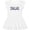 AA-White, variant on Inktastic Dallas in Blue Text Girls Toddler Dress