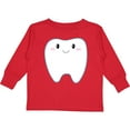 thumbnail image 3 of Inktastic Cute Tooth Boys or Girls Long Sleeve Toddler T-Shirt, 3 of 5
