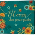 thumbnail image 1 of Flourish I Teal by Veronique Charron, Canvas Wall Art, 1 of 1