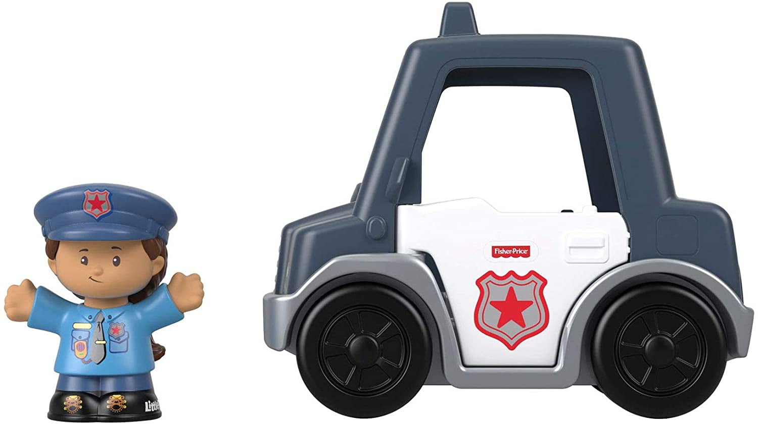 Fisher Price Little People POLICE RESCUE K9 PUPPY DOG for Policeman Cop 