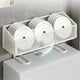 thumbnail image 4 of Estante para tanque de inodoro, organizador de almacenamiento para baño, ahorrador de espacio sobre el inodoro, instalación sin taladros, diseño de malla abierta de hierro, estante de almacenamiento, 4 of 6