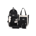 thumbnail image 1 of Set 5 Mochila Bolsas Escolar Estudiante Lapicera Tote Lona, 1 of 4