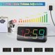 thumbnail image 5 of Despertador digital Peakeep para dormitorio junto a la cama con cargador USB, 5 of 9