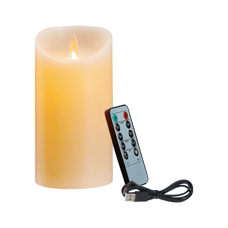 LED Candles, Flickering Flameless Candles, Rechargeable Candle, Real