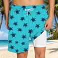 thumbnail image 2 of WERYOUNG Boys Swim Trunks With Compression Liner Star Prints Lightweight Swimming Shorts For Kids Beach Activities Comfortable Swimwear Bottoms 2-3 Years, 2 of 4