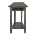 thumbnail image 6 of Recliner Wedge Table in Smoke Gray and Black Slate, 6 of 14
