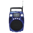 thumbnail image 1 of Supersonic SC-1390BT - BLUE Bluetooth 4 Band Radio (Blue), 1 of 1