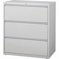 thumbnail image 3 of Lorell, LLR88029, 3-Drawer Light Gray Lateral Files, 1 Each, Light Gray, 3 of 4