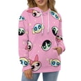 thumbnail image 4 of The Powerpuff Girls Unisex Sweatshirts Loose Pullover Sweater Hooded Hoodie 3D Printing Jacket Winter Fall Clothes XL, 4 of 7