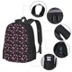 thumbnail image 2 of Balery Breast Cancer Awareness (2) Mochila para hombre y mujer - Tela Oxford 600D resistente - Gran capacidad, resistente al agua, ideal para la escuela, viajes y senderismo, 2 of 6