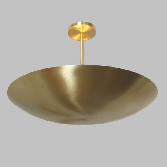 Brass Ceiling Flush Mount Pendant Light Fixture Mid Century Style Ceiling Chandelier