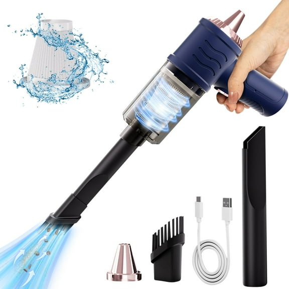 2025 New Wireless Car Mounted Vacuum Cleaner With High Suction Power For Both Blowing And Suction Handheld Portable Multifunctional Vacuum Cleaner For Both Car And Home