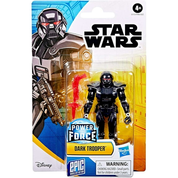 Star Wars Power the Force Dark Trooper Action Figure
