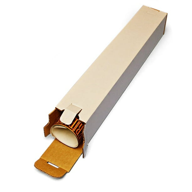 Square Mailing Tube Boxes 3" X 3" X 12 1/4" Quantity 50 by Paper
