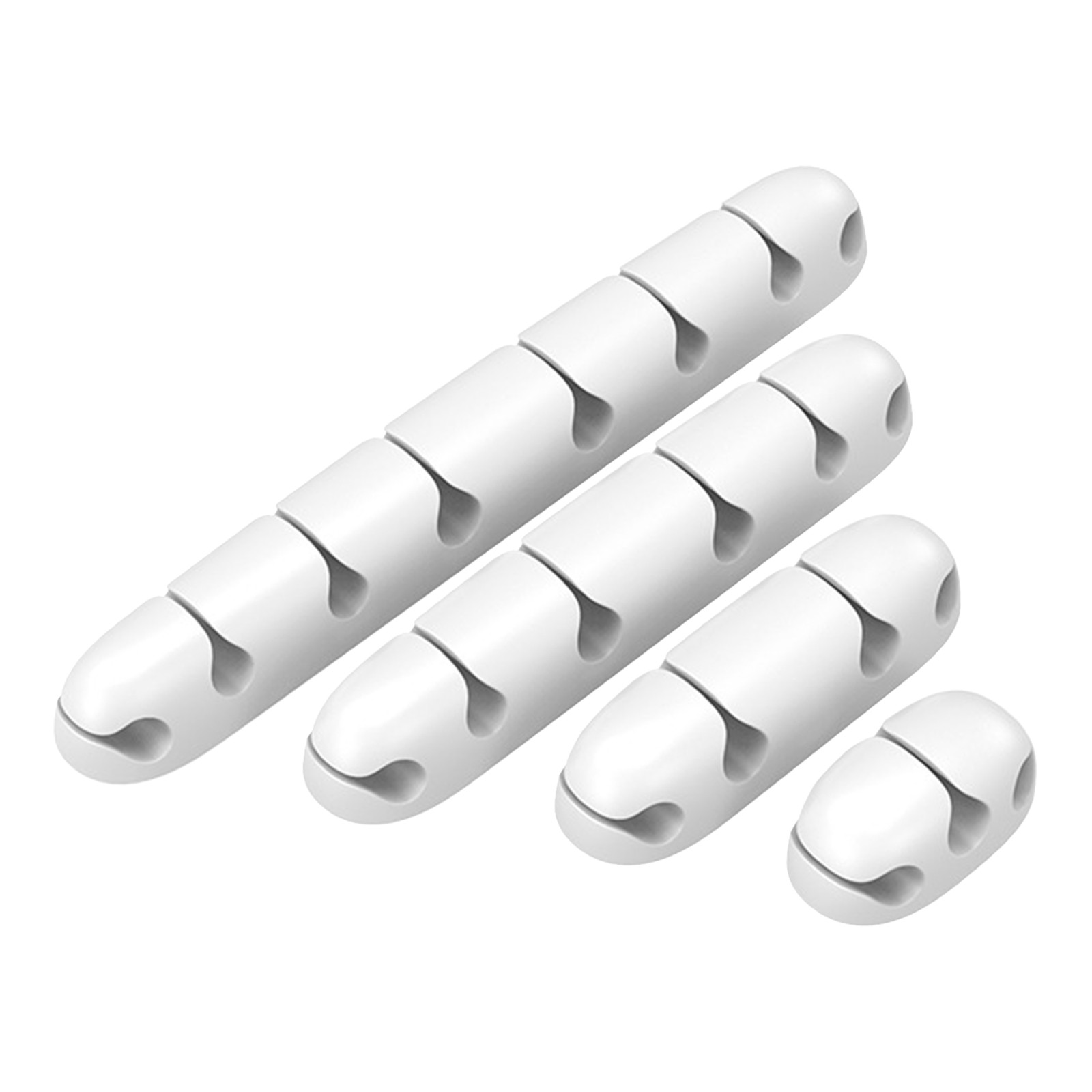 Cable Holder Clips Cable Management Cord Organizer Clips Silicone Self Adhesive for Desktop USB