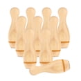 thumbnail image 1 of 10 Pcs Jeu de Quilles en Bois Dur Durable Portable pour Enfants, 1 of 9