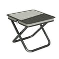 thumbnail image 2 of Taburete plegable para acampar, taburete para bolso, fácil de instalar, ligero y resistente, asiento para acampar. Gris, 2 of 9