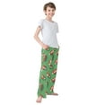 thumbnail image 4 of FORMRS Kids Pajama Pants with Pockets Size 13-14Y Boys Lounge Sleep Bottoms, American Footballs, 4 of 8