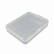 Optima 5xClear Box with Lid Design Sample Box Multipurpose Mini Rectangular Container 4 Pcs