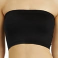 thumbnail image 4 of 3 Pack Women's Tube Bra Top Seamless Wireless Strapless No Pad Breathable Sports Classic Basic Athletic Workout Running Cycling Activewear, 4 of 5