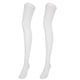 thumbnail image 1 of Bas de contention antidérapants pour varices et caillots sanguins (blanc, taille S), 1 of 4